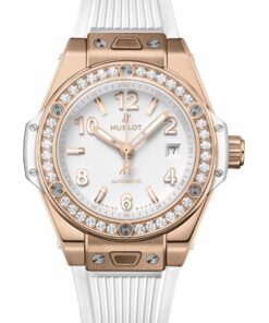 Big Bang One Click King Gold White Diamond 33mm