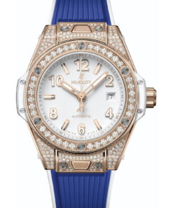 Alternative view of Big Bang One Click King Gold White Pavé 33mm