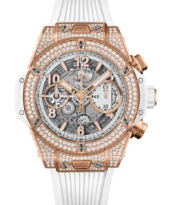 Big Bang Unico King Gold White Pavé 42mm