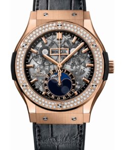 Classic Fusion Aerofusion Moonphase King Gold Diamonds