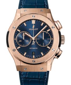 Classic Fusion Blue Chronograph King Gold