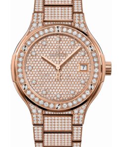 Classic Fusion King Gold Full Pavé Bracelet