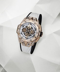 Alternative view of Sang Bleu II King Gold White Pavé