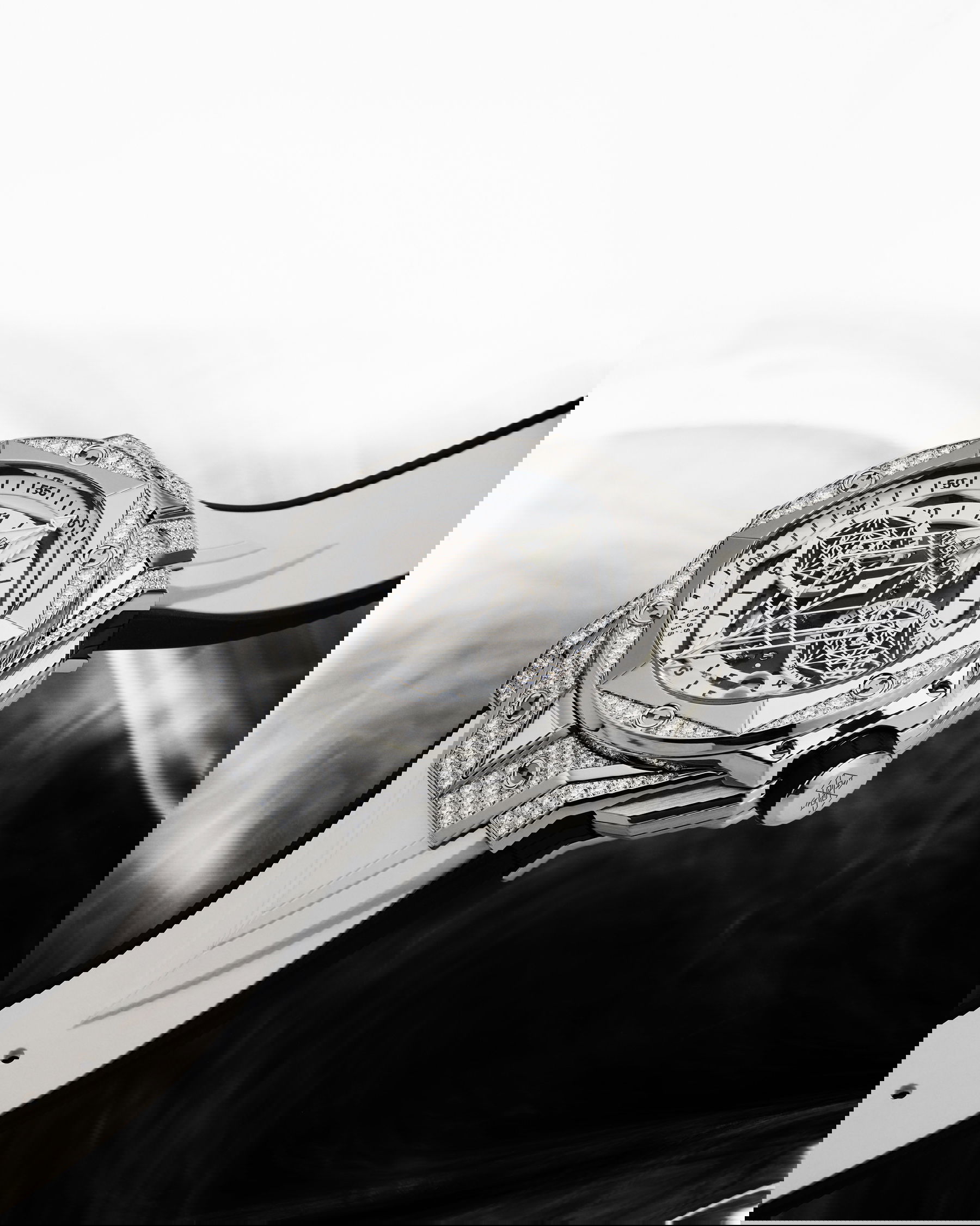 Sang Bleu II Titanium White Pavé - Image 2