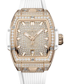 Spirit of Big Bang King Gold White Full Pavé