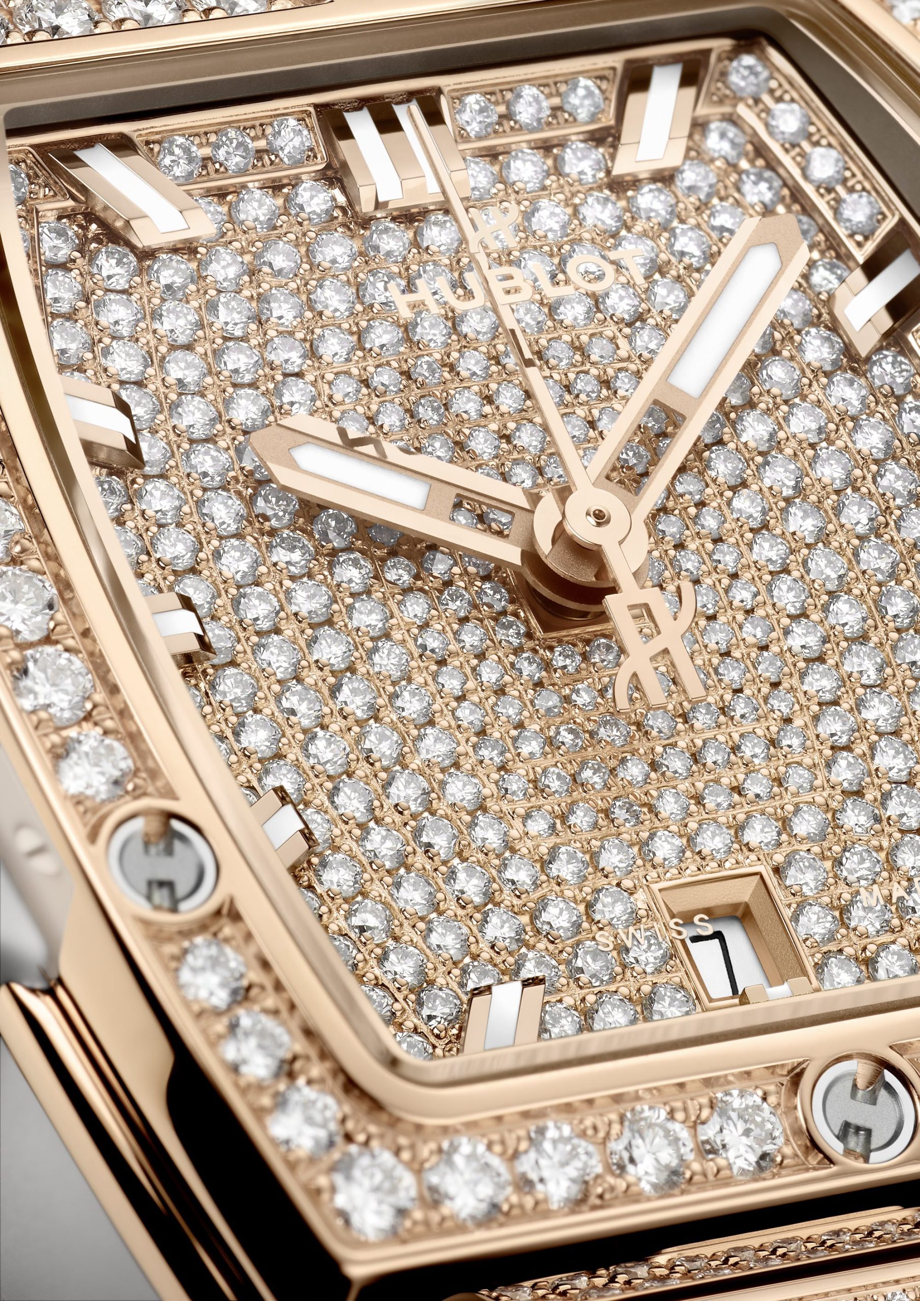 Spirit of Big Bang King Gold White Full Pavé - Image 5