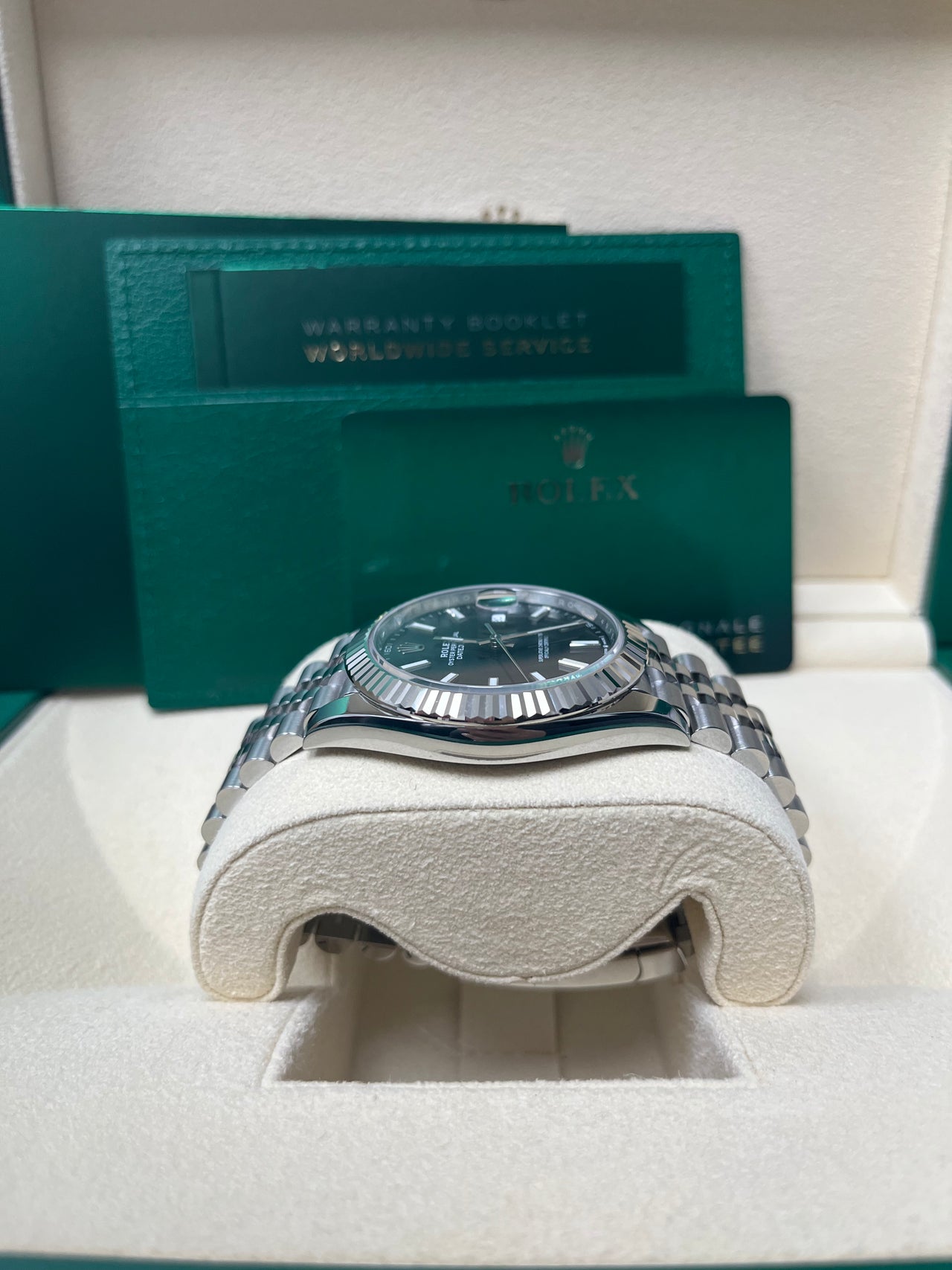 Rolex Datejust 41 41 mm Oystersteel and white gold 126334-0018 - Image 3