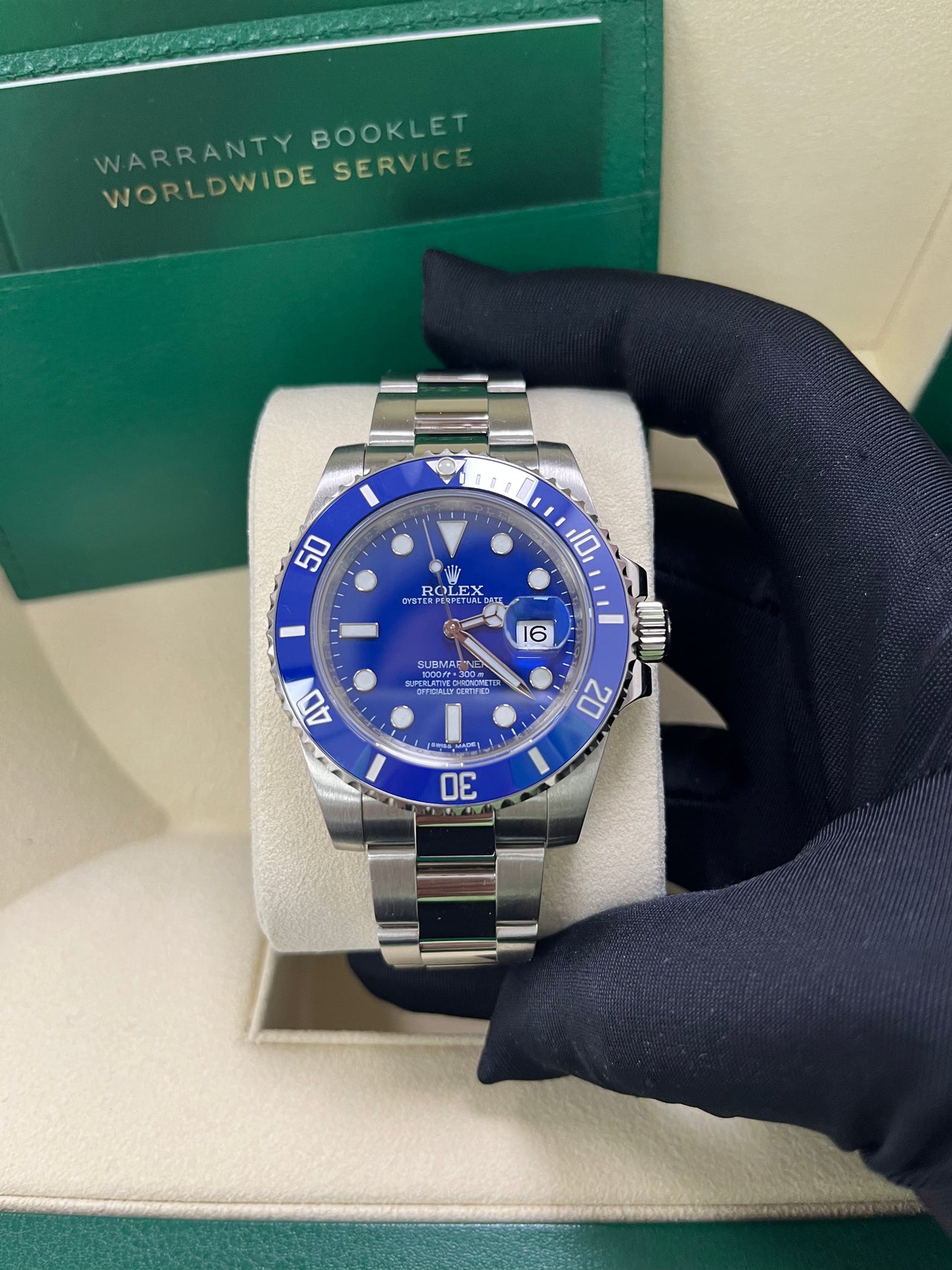 Rolex Submariner Date 40mm White Gold Blue Dial Smurf (Reference 116619LB) - Image 5