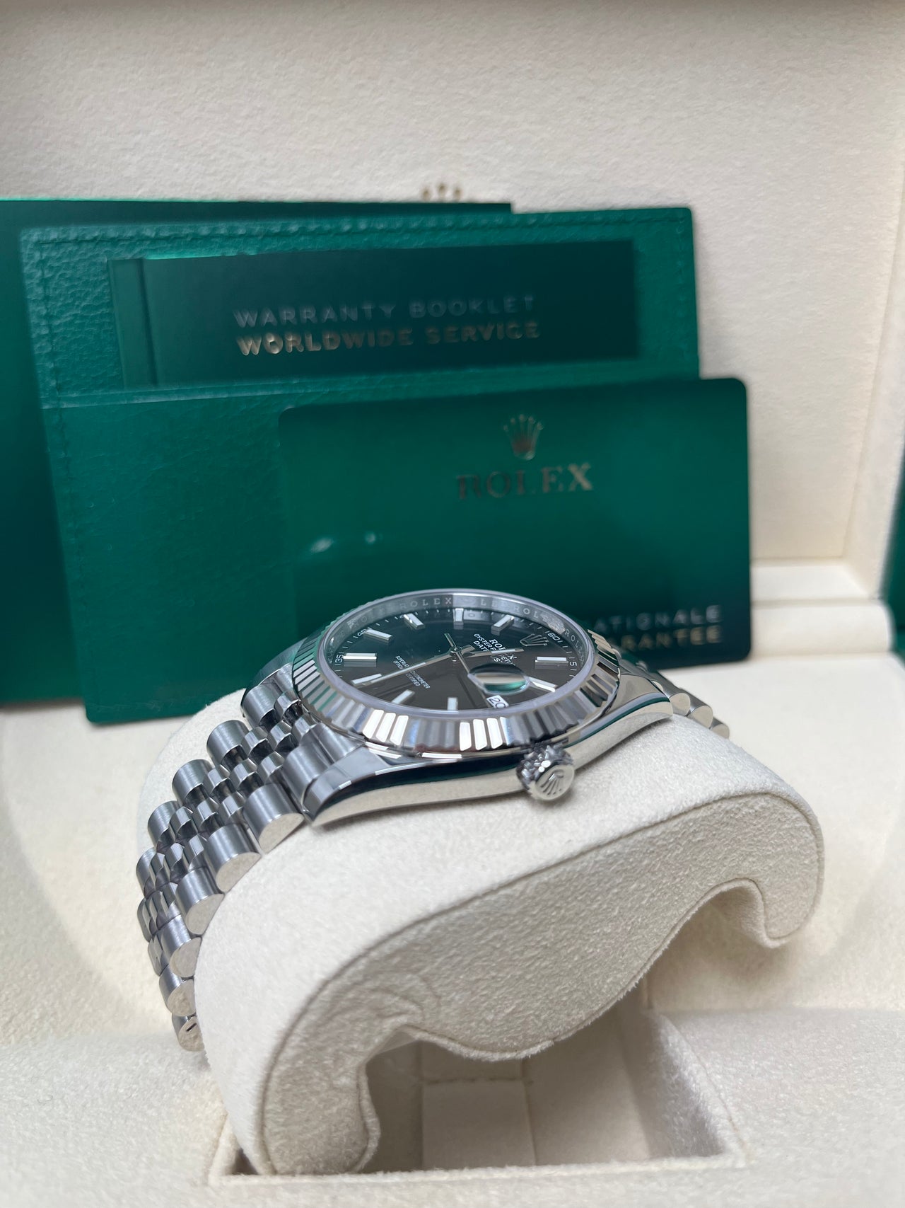 Rolex Datejust 41 41 mm Oystersteel and white gold 126334-0018 - Image 7