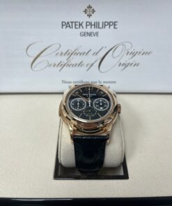 Alternative view of Patek Philippe Grand Complications (submodel) Rose Gold Black Dial 5208R-001