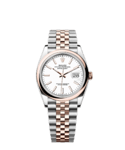 Rolex Datejust 36 36 mm Oystersteel and Everose gold 126201-0017