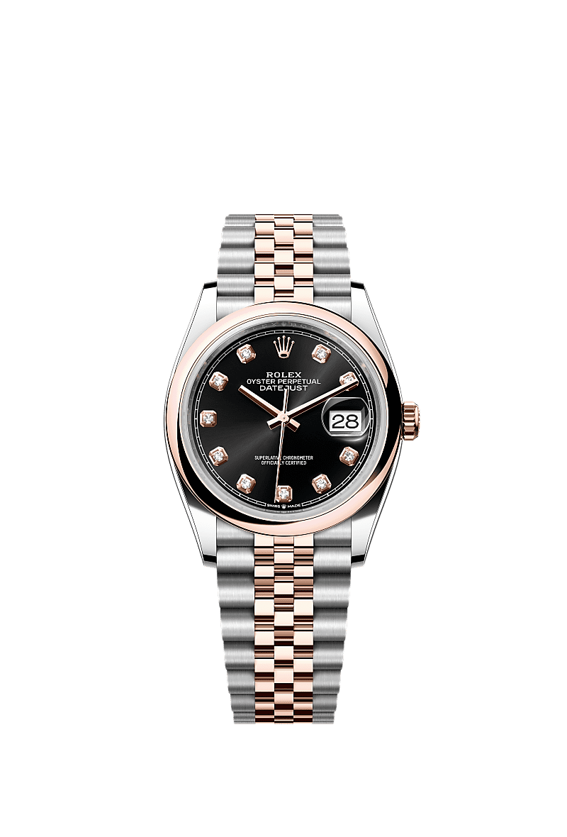 Rolex Datejust 36 36 mm Oystersteel and Everose gold 126201-0019