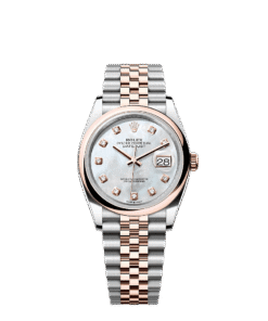 Rolex Datejust 36 36 mm Oystersteel and Everose gold 126201-0021