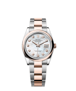 Rolex Datejust 36 36 mm Oystersteel and Everose gold 126201-0022