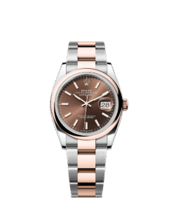 Rolex Datejust 36 36 mm Oystersteel and Everose gold 126201-0044