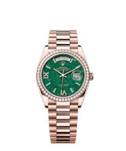 Rolex Day-Date 36 36 mm Everose gold and diamonds 128345rbr-0068