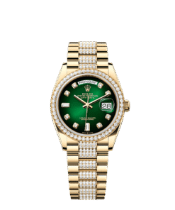Rolex Day-Date 36 36 mm yellow gold and diamonds 128348rbr-0036