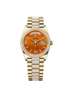 Rolex Day-Date 36 36 mm yellow gold and diamonds 128348rbr-0050