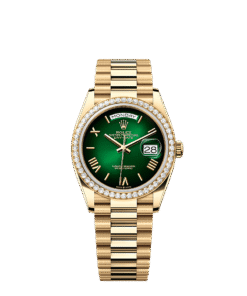 Rolex Day-Date 36 36 mm yellow gold and diamonds 128348rbr-0068