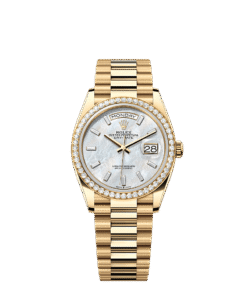Rolex Day-Date 36 36 mm yellow gold and diamonds 128348rbr-0070