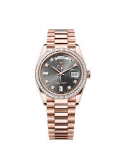 Rolex Day-Date 36 36 mm Everose gold and diamonds 128395tbr-0012