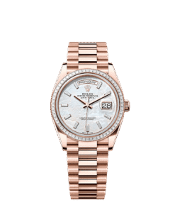 Rolex Day-Date 36 36 mm Everose gold and diamonds 128395tbr-0026