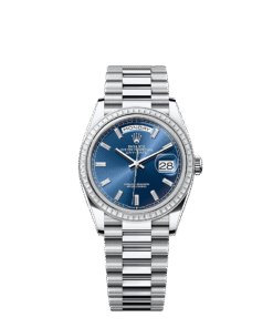 Rolex Day-Date 36 36 mm platinum and diamonds 128396tbr-0024