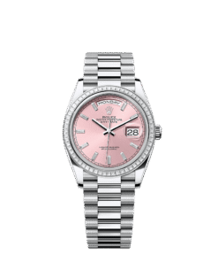 Rolex Day-Date 36 36 mm platinum and diamonds 128396tbr-0025