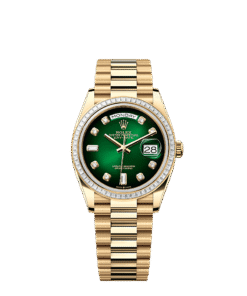Rolex Day-Date 36 36 mm yellow gold and diamonds 128398tbr-0008