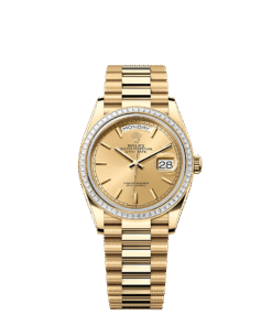 Rolex Day-Date 36 36 mm yellow gold and diamonds 128398tbr-0010