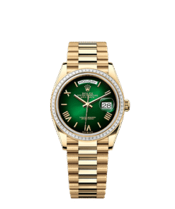 Rolex Day-Date 36 36 mm yellow gold and diamonds 128398tbr-0028