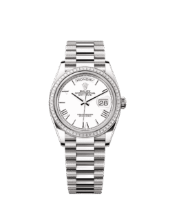 Rolex Day-Date 36 36 mm white gold and diamonds 128399tbr-0019