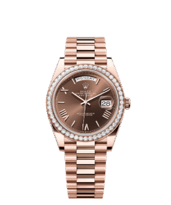 Rolex Day-Date 40 40 mm Everose gold and diamonds 228345rbr-0009