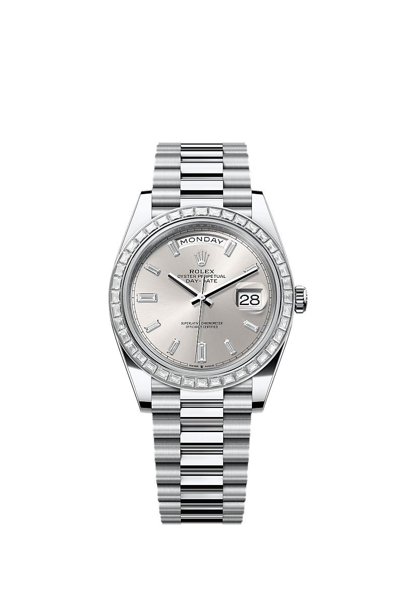 Rolex Day-Date 40 40 mm platinum and diamonds 228396tbr-0011