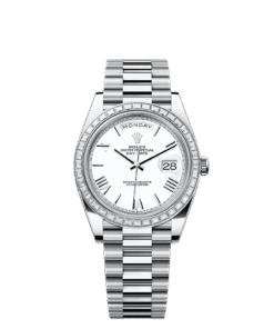 Rolex Day-Date 40 40 mm platinum and diamonds 228396tbr-0018