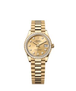 Rolex Datejust 31 31 mm yellow gold and diamonds 278288rbr-0005