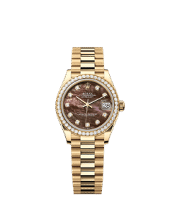 Rolex Datejust 31 31 mm yellow gold and diamonds 278288rbr-0032