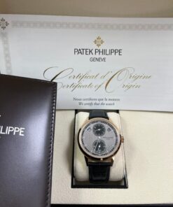 Alternative view of ANNUAL CALENDAR. REGULATOR-STYLE DISPLAY. Rose gold 5235/50R-001