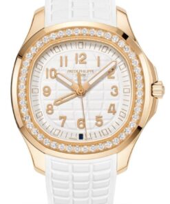 Patek Philippe Aquanaut Ladies White Dial Rose Gold Aquanaut Luce Travel 5269/200R