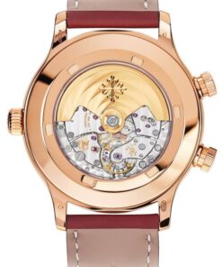 Alternative view of CALATRAVA PILOT TRAVEL TIME Rose gold 5524R-001