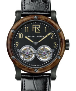 Automotive Double Tourbillon Black Steel