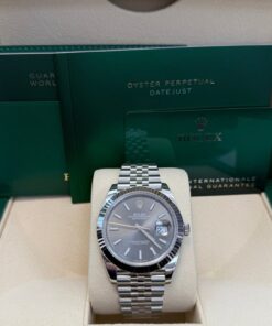 Alternative view of Rolex Datejust 41 41 mm Oystersteel and white gold 126334-0014