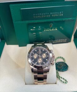 Alternative view of Rolex Daytona Everose Gold Cosmograph/ Black Index Dial (Ref# 116505)