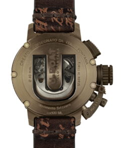 Alternative view of Chimera 46 Sapphire Green Chrono Bronzo