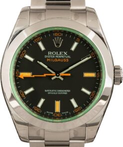Alternative view of Rolex Milgauss Black